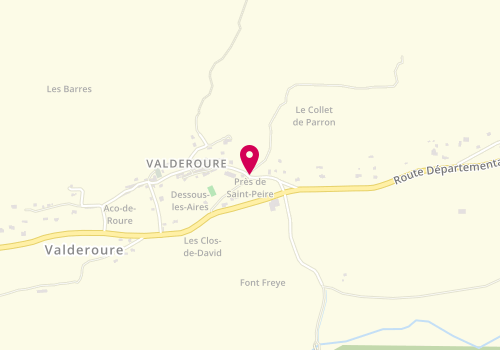 Plan de CAUJOLLE Dorian, 45 Chemin du Collet de Parron, 06750 Valderoure