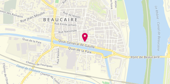 Plan de CANIVEZ Bertrand, 19 Cours Gambetta, 30300 Beaucaire