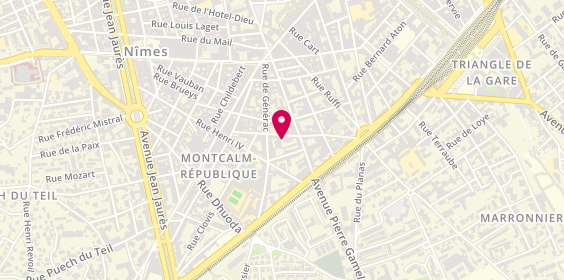 Plan de CHAY Olivier, 24 Rue Charlemagne, 30000 Nîmes