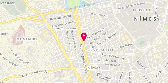 Plan de HASCOET Corinne, 23 Boulevard Jean Jaurès, 30900 Nîmes