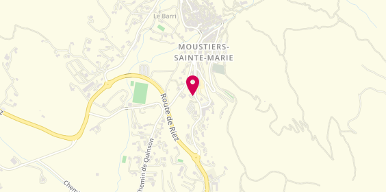 Plan de MAUREL Anaïs, Avenue de Lérins, 04360 Moustiers-Sainte-Marie