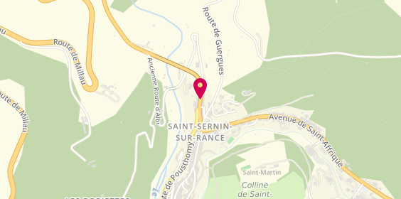 Plan de ALAZARD Jean-Dominique, 24 Route d'Albi, 12380 Saint-Sernin-sur-Rance