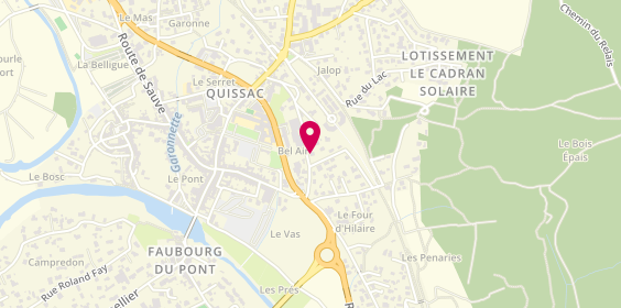 Plan de BOURCIER Nicolas, 126 Rue de Bel Air, 30260 Quissac