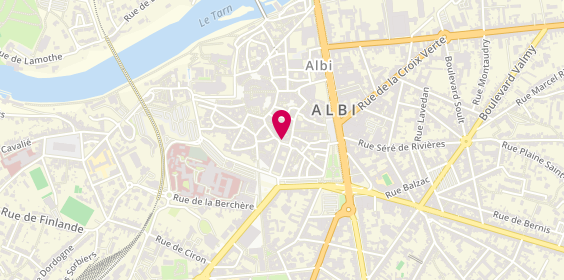 Plan de NOUALS Laurent, 4 Place du Palais, 81000 Albi