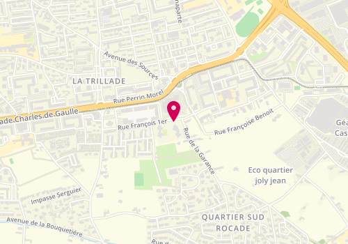 Plan de MANGOLD COLAS Martine, 38 Rue Francois 1er, 84000 Avignon