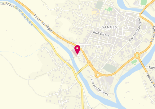 Plan de HOYRUP Emil, 1 Place Joseph Boudouresques, 34190 Ganges
