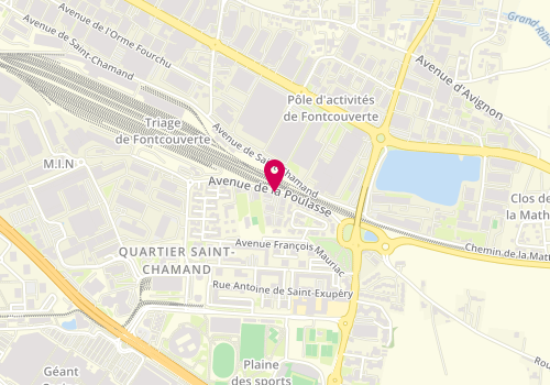 Plan de SAES Julien, 10 Avenue de la Poullasse, 84000 Avignon