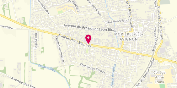 Plan de LE NALLIO Aurélia, 366 Avenue Jean Monnet, 84310 Morières-lès-Avignon