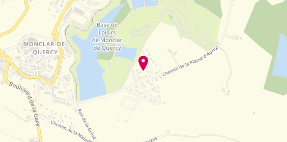 Plan de DUIVON ROQUES Laurence, 1 Esplanade des Lacs, 82230 Monclar-de-Quercy