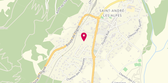 Plan de CAMAITI Bérangère, Quartier Souquets, 04170 Saint-André-les-Alpes