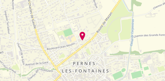 Plan de AUBERT Patrick, 63 Place des Maraichers, 84210 Pernes-les-Fontaines