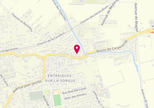 Plan de TAISNE Christophe, 225 Avenue du General de Gaulle, 84320 Entraigues-sur-la-Sorgue