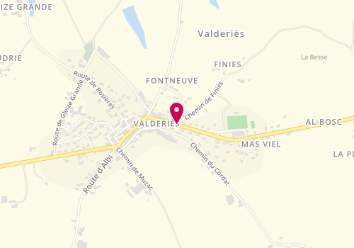 Plan de GRENET Isabelle, 1 Route de Valence, 81350 Valderiès