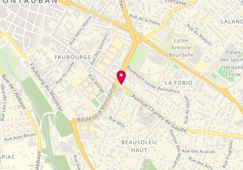 Plan de PAMPAGNIN MIGAYROU Magali, 7 Avenue Charles de Gaulle, 82000 Montauban