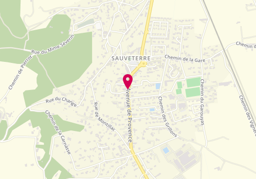 Plan de CHAINE Marianne, 116 Avenue de Provence, 30150 Sauveterre