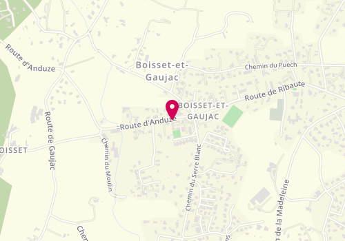 Plan de TORREILLES Robin, 70 Route d'Anduze, 30140 Boisset-et-Gaujac