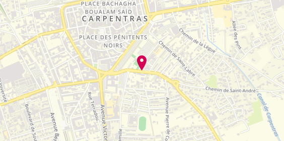 Plan de FLORES Maxime, 215 Avenue du Comtat Venaissin, 84200 Carpentras