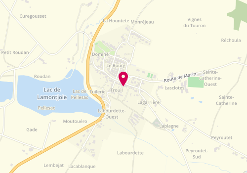 Plan de MATHIOT Angélique, 18 Route D 'Astaffort, 47310 Lamontjoie