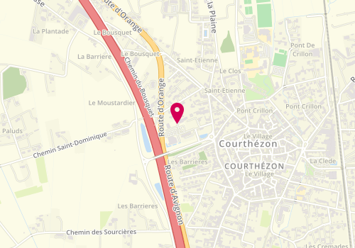 Plan de CIMPOIA Sergiu, 212 Route de Chateauneuf du Pape, 84350 Courthézon