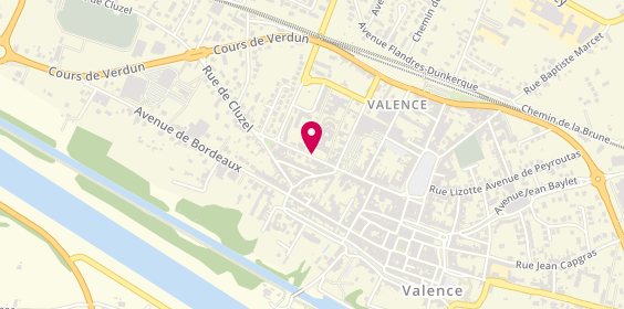 Plan de DECAMUS Alix, 52 Boulevard Victor Guilhem, 82400 Valence