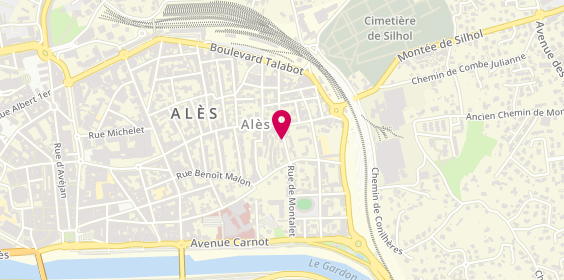 Plan de CHAUVET Sylvain, 4 Rue Maurice Bourdet, 30100 Alès