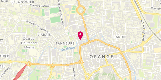 Plan de GERBAULT Jean Marc, 16 Rue Saint Jean, 84100 Orange