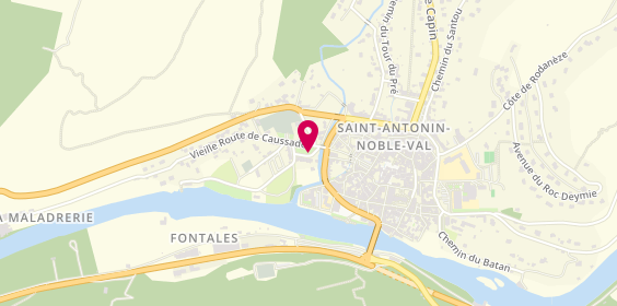 Plan de COSANDEY Maéva, 5 Place du Pradel, 82140 Saint-Antonin-Noble-Val