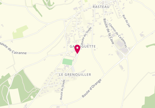 Plan de GAMORE Lucie, 582 Route du Stade, 84110 Rasteau