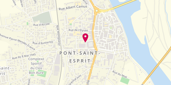 Plan de ALBRECHT Tom, 71 Rue Raoul Trintignant, 30130 Pont-Saint-Esprit