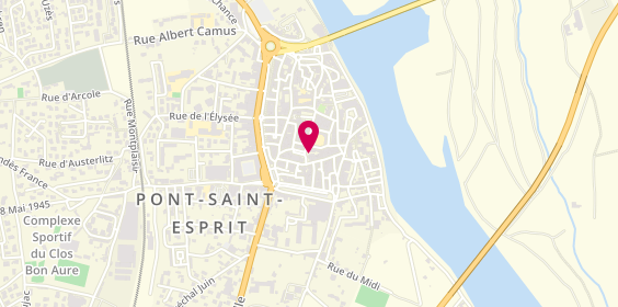 Plan de REVERBEL Laurent, 2 Place de la Liberation, 30130 Pont-Saint-Esprit