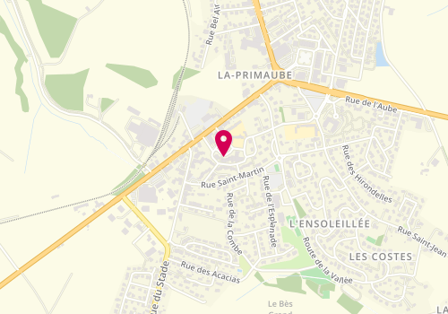 Plan de COQUARD ESTELLE Fabre, 8 Place du Ségala, 12450 Luc-la-Primaube
