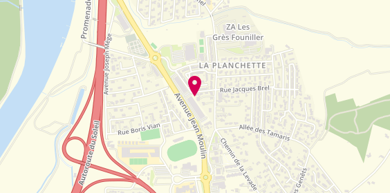 Plan de BERNAUDON-MARCILLAT Isabelle, 918 Avenue Théodore Aubanel, 84500 Bollène