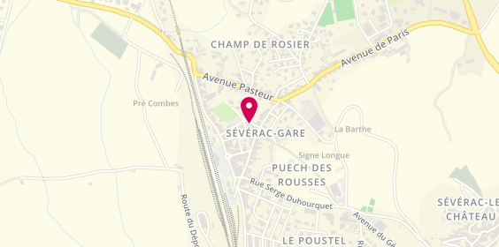 Plan de LAYE Sophie, 8 Rue Frederic Mistral, 12150 Sévérac-d'Aveyron
