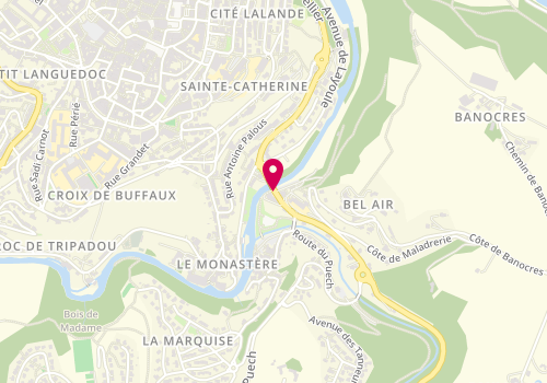 Plan de GINESTET-ESSER Sabine, 36 Avenue de Millau, 12000 Le Monastère