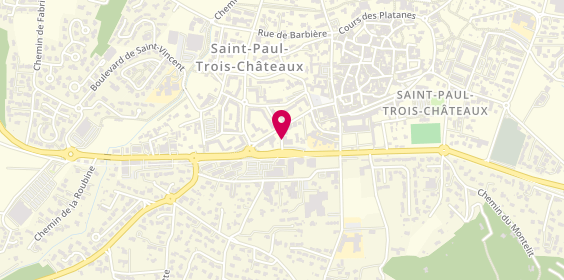 Plan de DE KNUYT Philippe, 30 Avenue de la Gare, 26130 Saint-Paul-Trois-Châteaux