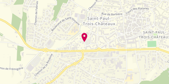 Plan de DEBERGH Magali, 4 Rue des Clastres, 26130 Saint-Paul-Trois-Châteaux