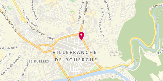 Plan de TARROUX Béatrice, 29 Bis Allee Aristide Briand, 12200 Villefranche-de-Rouergue