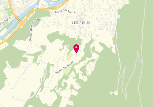 Plan de PINCEMIN Anaïs, 36 Route des Rieux, 26110 Nyons