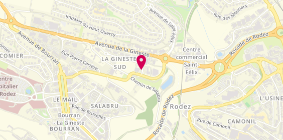 Plan de FABRE Julien, 103 Rue du Docteur Theodor Mathieu, 12000 Rodez