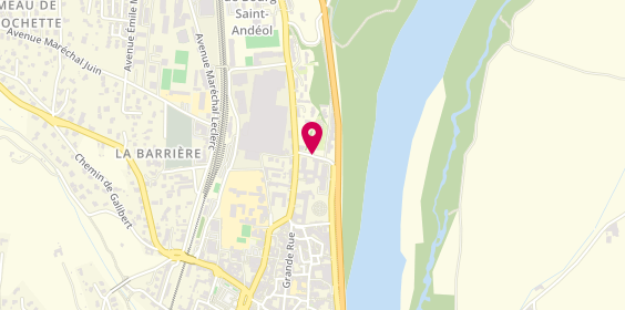 Plan de LECLERCQ Bénédicte Marie, Rue Paul Semard, 07700 Bourg-Saint-Andéol