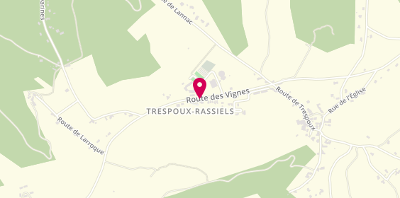 Plan de DURAND Christelle, 3135 Route des Vignes, 46090 Trespoux-Rassiels