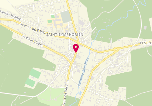 Plan de VILLAMANA Henri, 8 Cours Gambetta, 33113 Saint-Symphorien