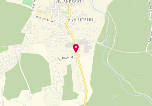Plan de LE MARREC Pierre, 5 Route de Prechac, 33730 Villandraut