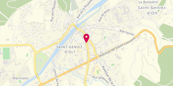 Plan de ALDEBERT Dominique, 8 Rue de la Tuiliere, 12130 Saint-Geniez-d'Olt-et-d'Aubrac