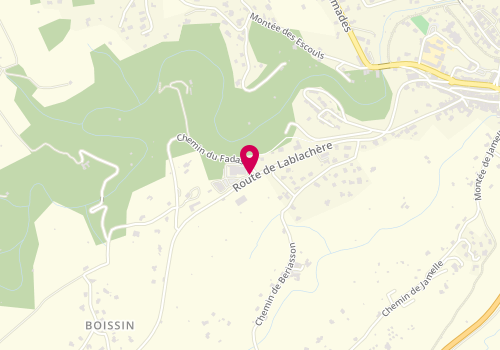 Plan de LIGEROT Louis, 530 Route de Lablachere, 07260 Joyeuse