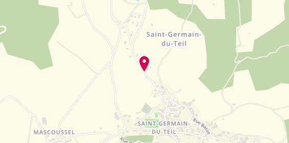 Plan de ASTRUC Daniel, Route de Combret, 48340 Saint-Germain-du-Teil