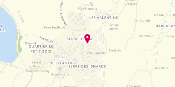 Plan de LAGNEAU FRERY Marielle, 136 Chemin des Valentins, 05000 Pelleautier