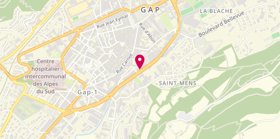 Plan de THOMASSON Clémence, 74 Boulevard Georges Pompidou, 05000 Gap