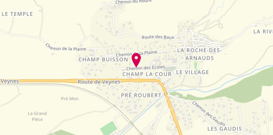 Plan de HAMON Blandine, 400 Chemin des Ecoles, 05400 La Roche-des-Arnauds