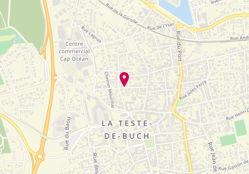 Plan de HUOT Christine, 13 Rue de la Marne, 33260 La Teste-de-Buch